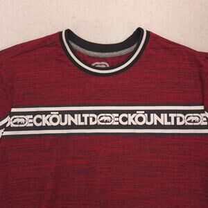 Ecko Unltd Crew Neck Casual Short Sleeve T Shirt Mens Size Large L Red